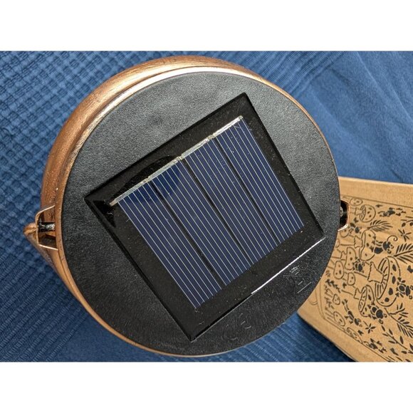 Cardinal Lantern Solar Metal Garden Red Bird Handing Outdoor Light | Home Decor - Picture 8 of 9